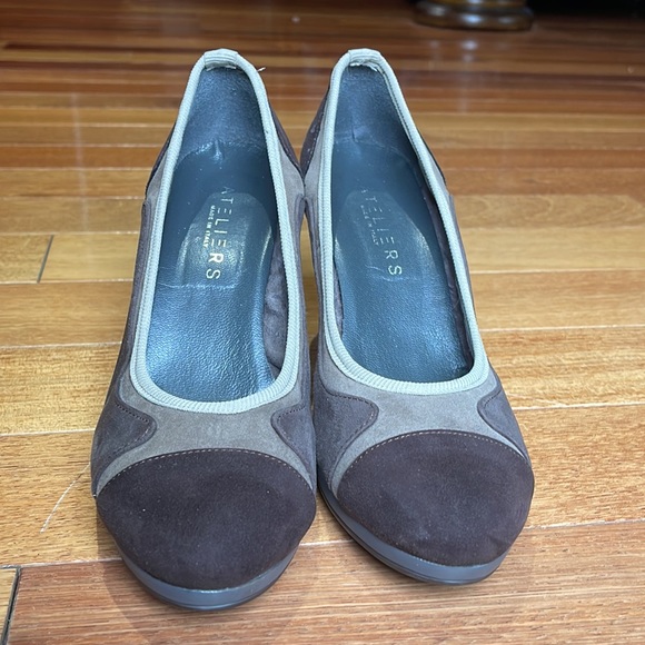 Ateliers high heel suede shoe. Size 36.in like new condition - Picture 2 of 7